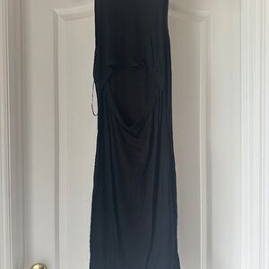Black maxi dress